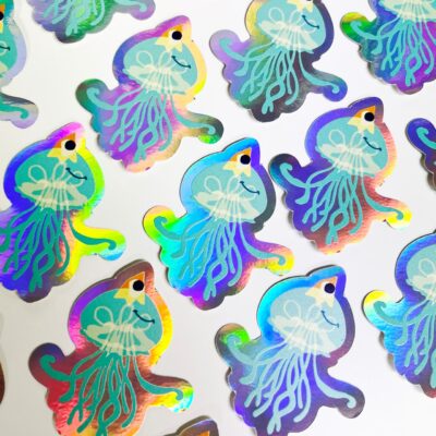 海星と海月ステッカー